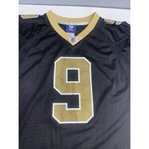 New Orleans Saints Drew Brees #9 Reebok NFL Team Apparel Jersey Youth XL (18-20)